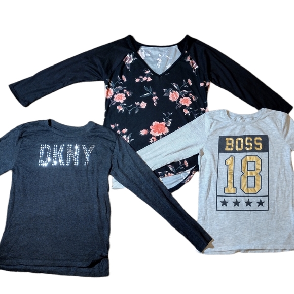 Girl's Long Sleeve Bundle Size L/XL - Picture 1 of 11